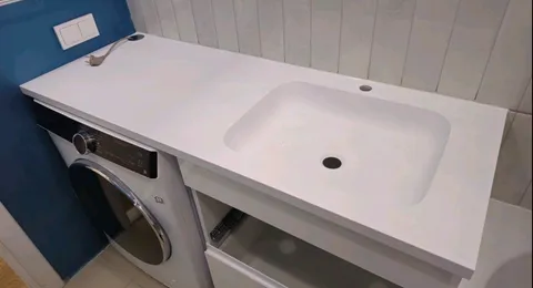 Столешница для ванны с умывальником