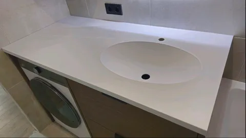 Столешница для ванны с умывальником