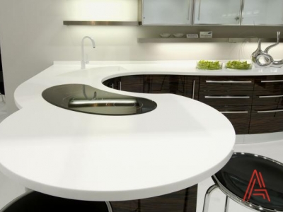 Произвольная литая столешница